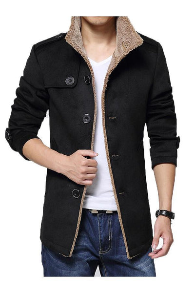 Casual Men Coat - Slim Fit Jacket