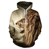 Unisex 3D Lion Sweatshirt Casual streetwear - Offy'z6