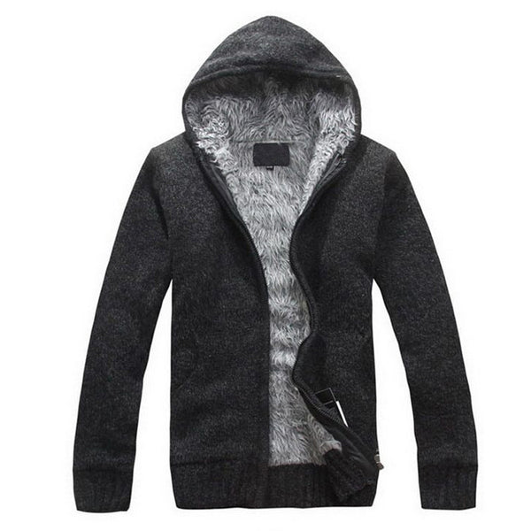 Fur Lining Thicken Casual Hoodie