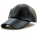 Men's Leather Cap - Offy'z6