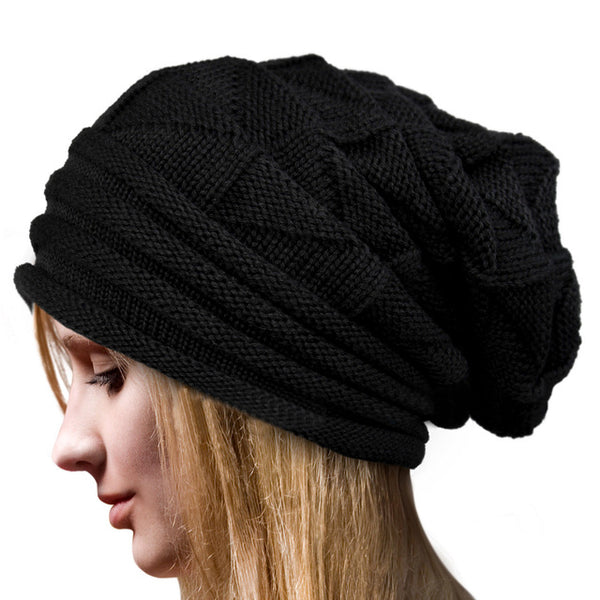 Women Lady Fashion Warm Winter Crochet Knitting Hat Girl Baggy Beanie Hat Ski Cap 63