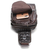 Genuine Vintage Crossbody Leather Bag - Offy'z6