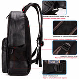 Eloquent Style Leather Backpack - Offy'z6