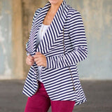 Striped Fashion Coat - Offy'z6