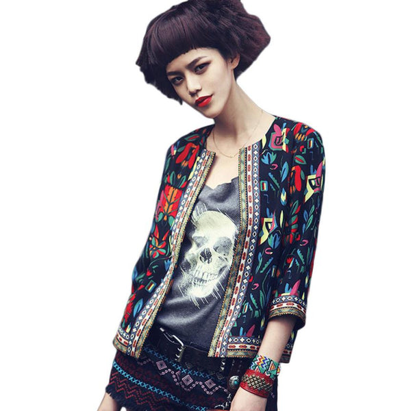 Slim Floral Outwear - Women's
