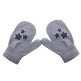 Kid's Stars + Heart Pattern Warm Gloves - Offy'z6