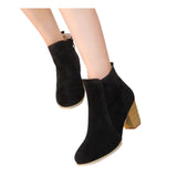 Ladies High-Heeled Ankle Shoes - Offy'z6