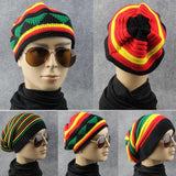 Winter Hip Hop Striped Beanies Men Women Bob Jamaican Cap Unisex Hat Multi-colour Casual Beanie Hats For Men Women Skullies  F1 - Offy'z6