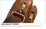 Genuine Cowhide Leather  Cross Body Messenger Bag - Offy'z6