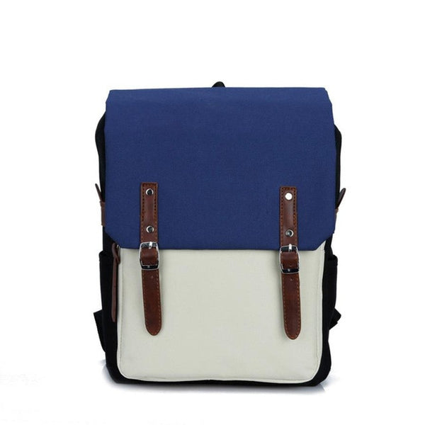Simple Style Backpack Women PU Leather Shoulder Bag For Teenage Girls School Bags Fashion Vintage Solid Rucksack mochila #LREW
