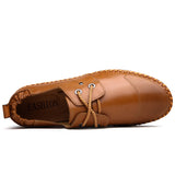 Genuine Leather Fashion Breathable Men Loafers - Offy'z6
