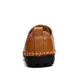 Genuine Leather Fashion Breathable Men Loafers - Offy'z6