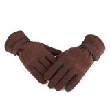 Three Layer Man Woman Aotu Cycling Gloves Thickening Windproof Soft bike Gloves Outdoor Winter Warm Unisex Wrist Mitten - Offy'z6