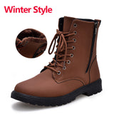 Waterproof Snow Boots -Vintage Leather- "Unisex" - Offy'z6