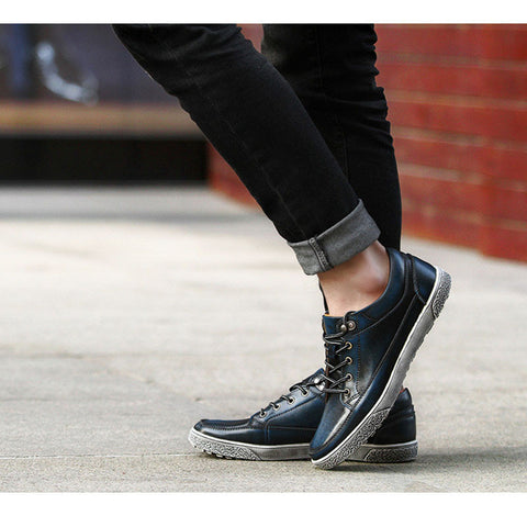 Waterproof  Genuine Leather Fashion Ankle wear