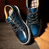 Waterproof  Genuine Leather Fashion Ankle wear - Offy'z6