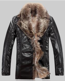 Winter Coat Mink Fur Liner Genuine Leather Jacket