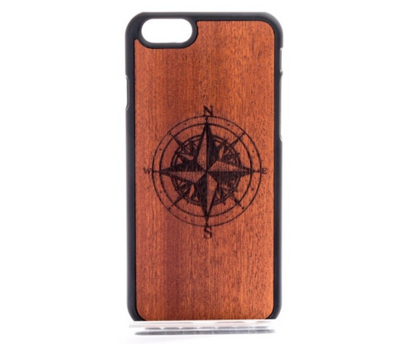 MMORE Wood Compass Phone case - Phone Cover - Phone accessories