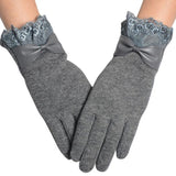 Winter Women'z laced bow Gloves - Offy'z6