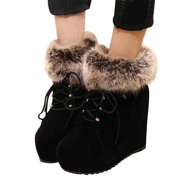 Round Toe Winter Boots - Women'z