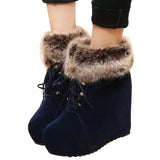 Round Toe Winter Boots - Women'z - Offy'z6