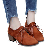 Woman's Lace-up High Heels - Offy'z6