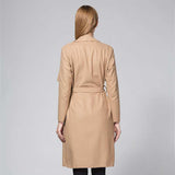 Long Wool Blend Trench Coat - Offy'z6