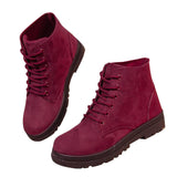Lace-up British Style Women's Boots - Offy'z6