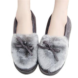 Round Toe Faux Fur Winter Shoes - Women'z - Offy'z6