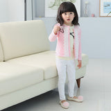 Lace Long Sleeve Pink girls Coat - Offy'z6
