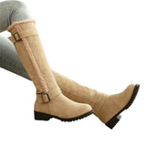 Lambswool Women's Knee-High Boots - Offy'z6