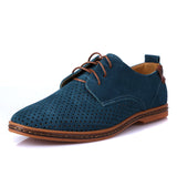 Breathable Suede Leather Oxfords - Offy'z6