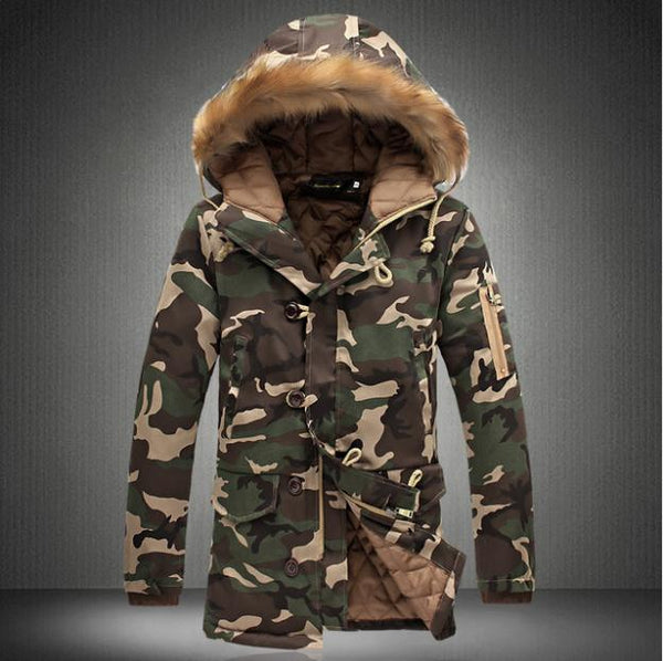 Large Size Winter Camouflage Coats 