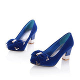 Round toe high-heeled pumps - Offy'z6