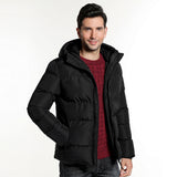 Broadcloth Hooded Cotton Thick Jacket - Offy'z6