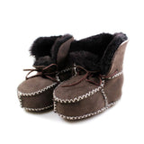 TouchCare Baby Winter Sheepskin Fur First Walkers Infant Genuine Leather Boots Newborn Boys Girls Real Wool Shoes Moccasins - Offy'z6