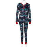Women's  Xmas Long Sleeve Nightwear Pyjamas - Offy'z6