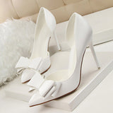 Side hollow pointed shallow mouth Heels - Offy'z6