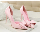 Side hollow pointed shallow mouth Heels - Offy'z6