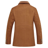 Wool Blend Slim Thick Cashmere Trench Coat - Offy'z6
